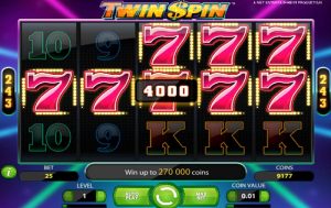 Twin spin slot